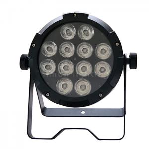 Wholesale Aluminum Die-Cast IP65 12x18w RGBWA+UV 6in1 Waterproof LED Flat Par Light from china suppliers
