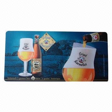 Wholesale Place Mat/Desk Mat/Bar Rail Mat, Made of Rubber and Polyester, w/ Sublimation Printing from china suppliers