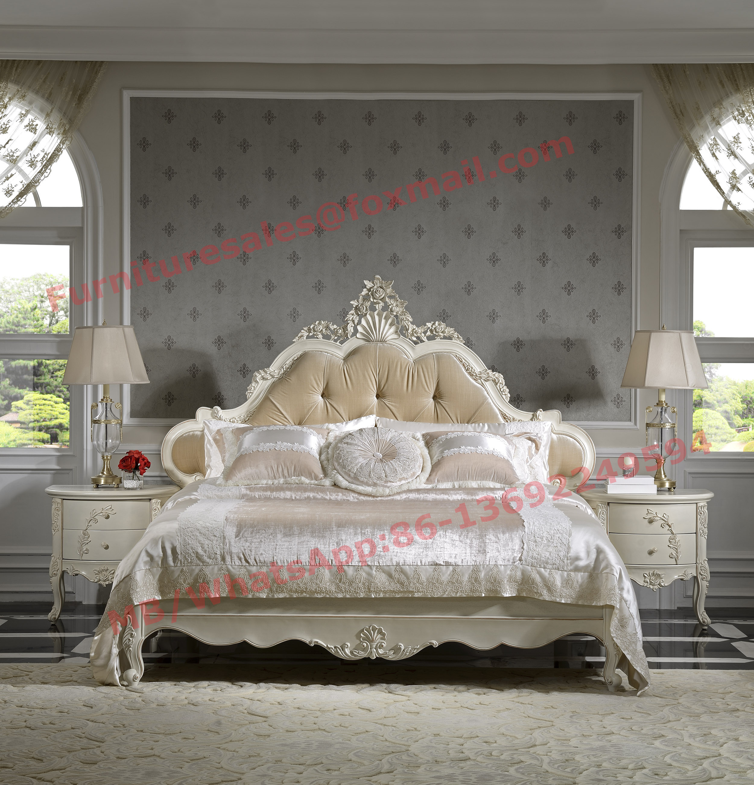 Wholesale China Factory Directly Sales Luxury Bedrooms Furniture set can be Custominzed from china suppliers