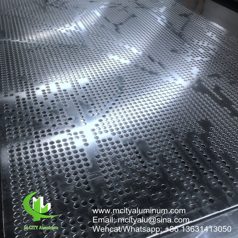 Wholesale Industrial Aluminum Facade Panels Perforated Pattern  , Prefinished Facade Panel System from china suppliers