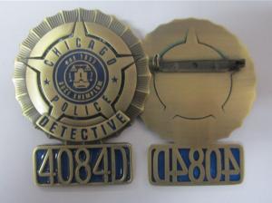 Wholesale Premium quality custom metal commemorative badges, metal anniversary emblem pins, cheap, from china suppliers