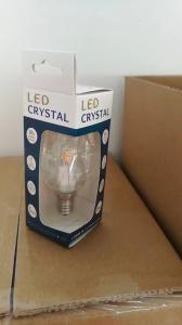 Wholesale led crystal candle bulb light E14 E12 SMD2835 led chip Epistar CE dimmable lighe source from china suppliers