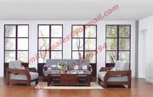 Wholesale Solid Wood Sofa with Upholstery for Luxury Living Room Made in China from china suppliers