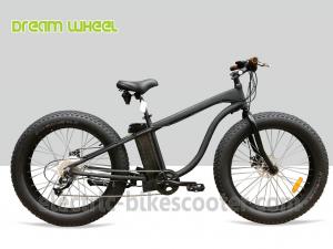 Wholesale 26" x 4.9 Snow Tire Electric Beach Cruiser Bikes 48V 750W Rear Gear Motor from china suppliers