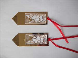 Wholesale Designer brass chemical etched bookmarks, gold plated hollow photo etched page bookmarks, from china suppliers