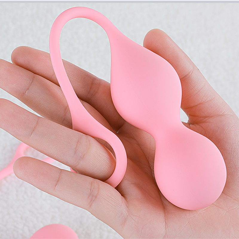Wholesale OEM Vaginal Clitorics Kegel Exercise Ball pink Silicone Material from china suppliers