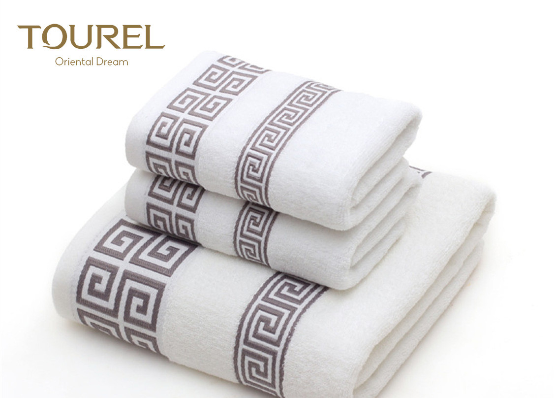 Wholesale Zero Twist Terry Spa Bath Towels / Airplane Hotel Bathroom Towels from china suppliers