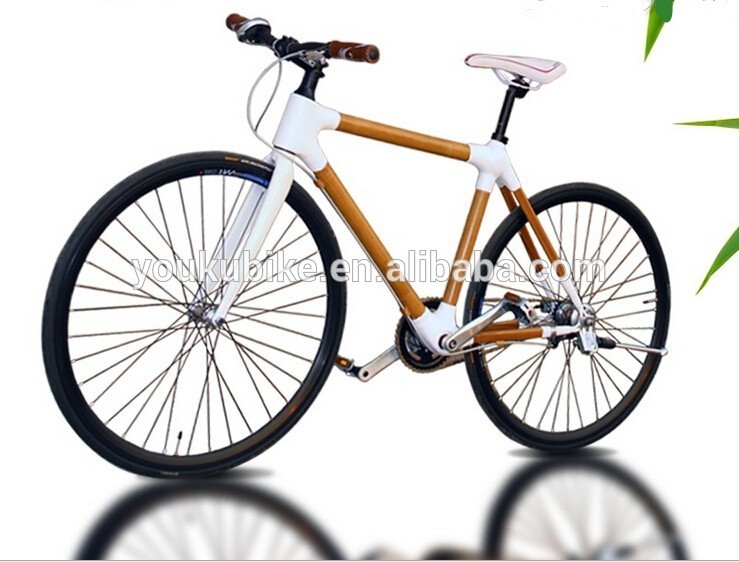 Wholesale 26" Fixed Gear Aluminum Bamboo Mountain Bike from china suppliers