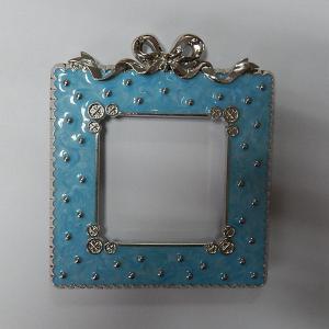 Wholesale Metal photo frame,ready mold,112*128*10mm,143g, China factory for zinc alloy picture frame from china suppliers