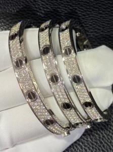 Wholesale Cartier De Love Bracelet N6032417 Girlfriend Luxury Diamond Jewelry Jewelry Love Bracelet 18k White Gold from china suppliers