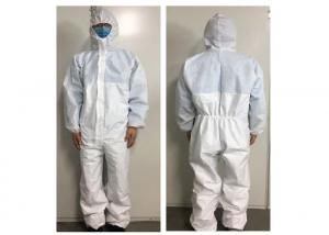 Anti Bacterial Medical Protective Coverall , Disposable Body Suit S/M/L/XL