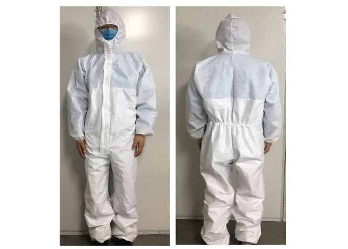 Quality Anti Bacterial Medical Protective Coverall , Disposable Body Suit S/M/L/XL for sale
