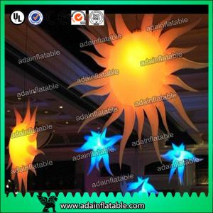 Wholesale 2M 210T Polyester Cloth Customized Infatable Sun With LED Light from china suppliers