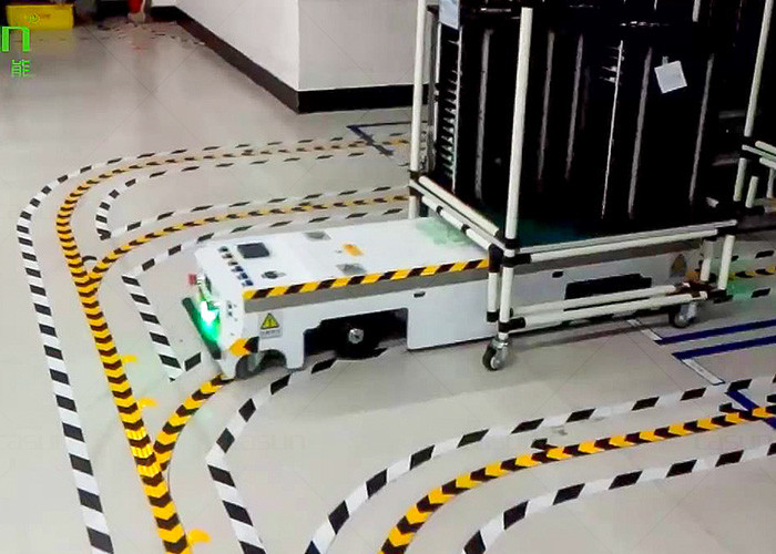 Intralogistics Bi Directional Tunnel AGV Automated Guided Vehicle Robot With High Load Capacity