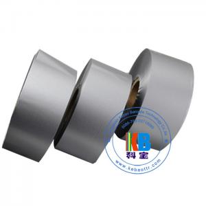 Wholesale Metallic silver color resin ink ribbon label printer transfer printing for fabric polyester satin label printing from china suppliers