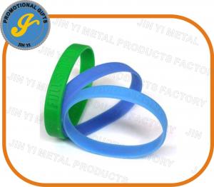 Debossed/Embossed Silicone Wristbands