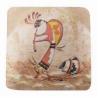 Buy cheap Anti-slip Rubber Coaster, Made of Natural Rubber and Polyester, Sublimation from wholesalers
