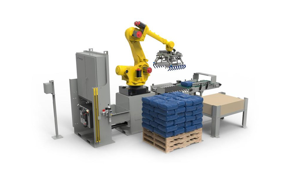 China 4 Axis Palletizer Robot Arm Machine Automatic Palletizing System Sugar Bagging on sale