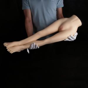 Wholesale 70cm Silicone Adult Sexy Toys TPE Material Male Sex Doll Leg Mold from china suppliers