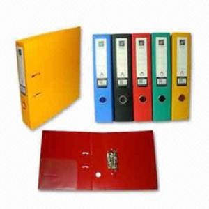 3-inch Metal Mechanism PP Lever Arch File with Various Textures, Available in Various Colors