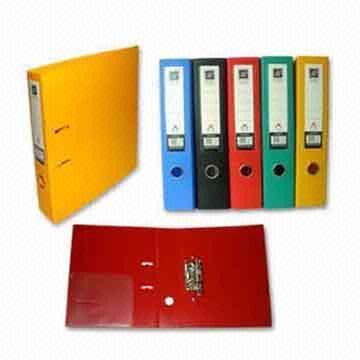 Quality 3-inch Metal Mechanism PP Lever Arch File with Various Textures, Available in Various Colors for sale