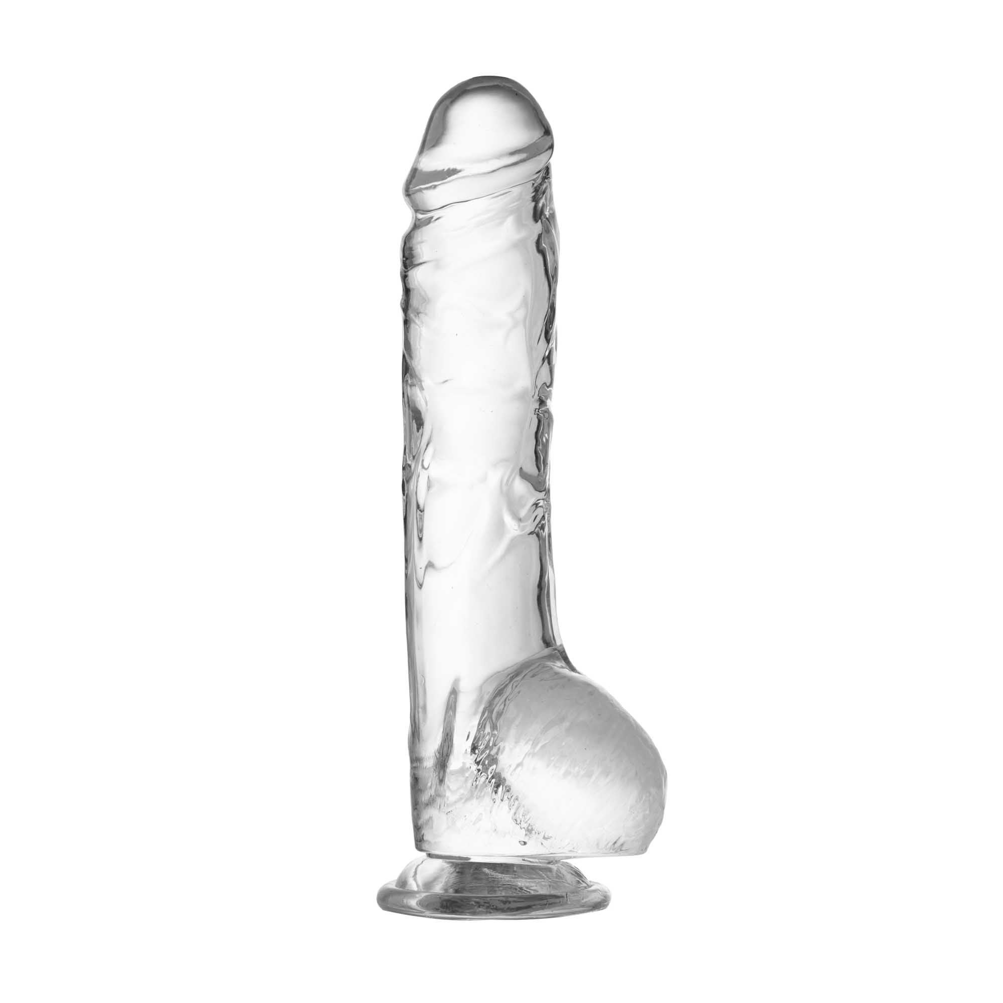 Wholesale Transparent Middle Size Dildo Sex Toy Color Package Simulation Penis from china suppliers
