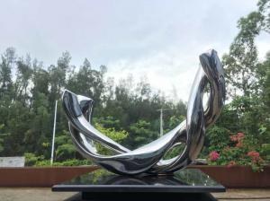 Wholesale Modern Art Large Abstract Sculpture Outdoor Decoration High Durability from china suppliers