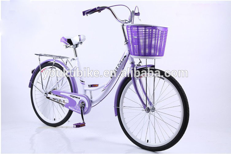 Wholesale Pedal Assist Ladies Fixed Gear 24 Inch City Bike from china suppliers