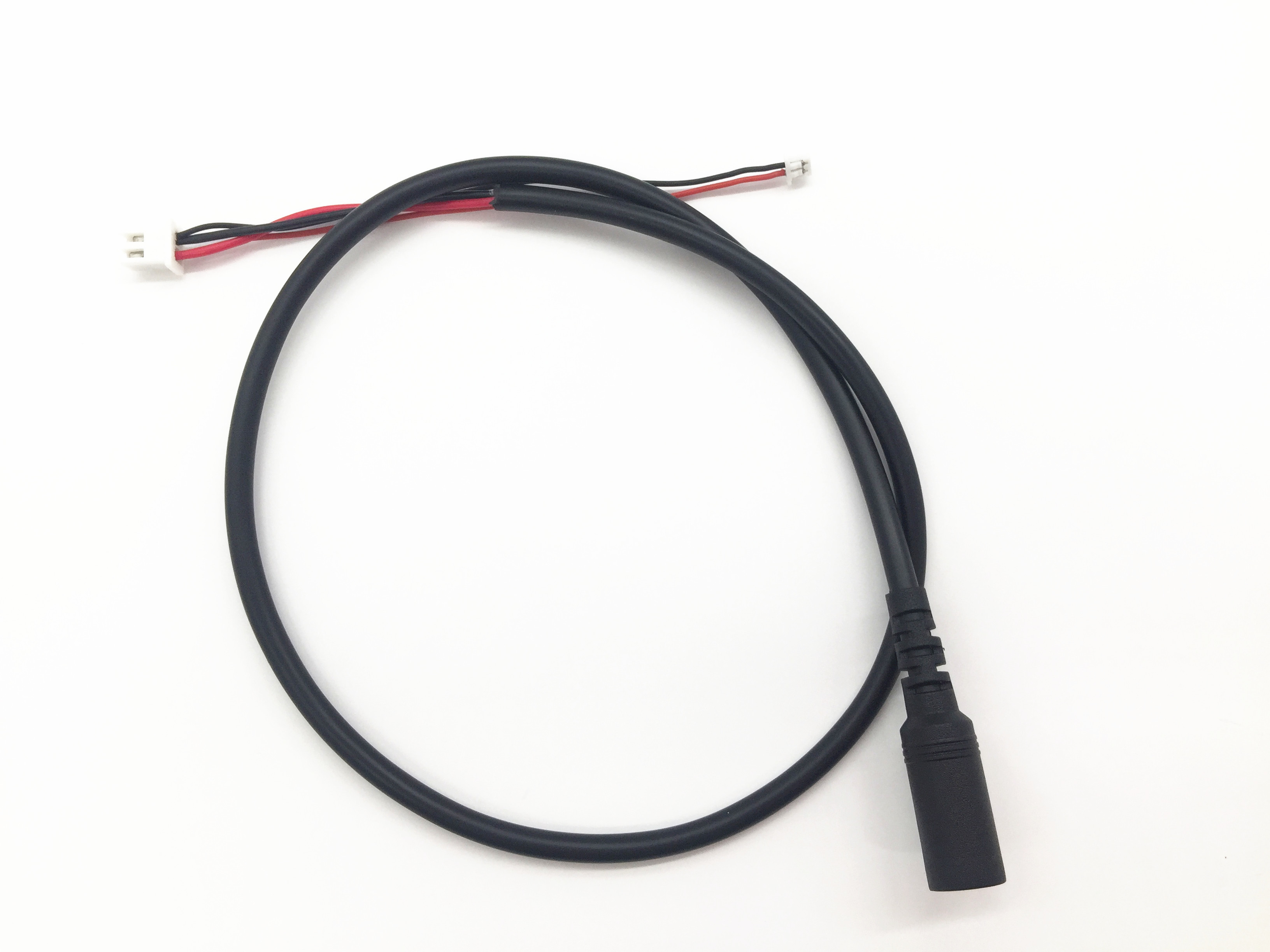 Wholesale Black PVC Molding Type Power Cable Assembly 28AWG / 22AWG Wine DC Jack 3.5*1.35 from china suppliers