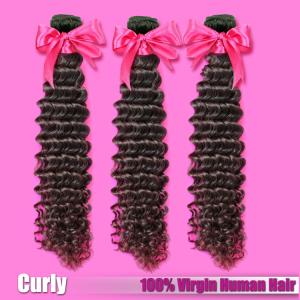 Wholesale Indian/Mongolian Curly Virgin Hair,Deep Curly,Kinky Curly Virgin Human Hair Weave,12-30inches Free Shipping from china suppliers