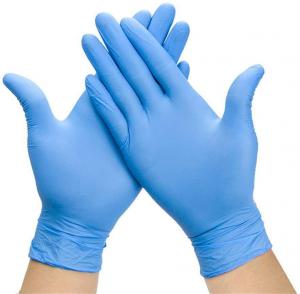 Wholesale Examination Disposable Medical Gloves , Nitrile Disposable Gloves For Hospital from china suppliers