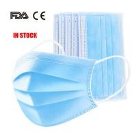 Buy cheap Latex Free 3 Ply Disposable Face Mask , Non Woven Fabric Mask CE FDA Certificate from wholesalers