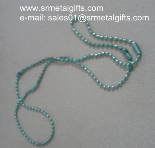Wholesale Besboke anodised colored bead chain lanyards wholesale from china suppliers