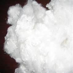Wholesale Siliconized 15D, 20D,  51MM, 64MM Super White Hollow Polyester Staple Fiber psf from china suppliers