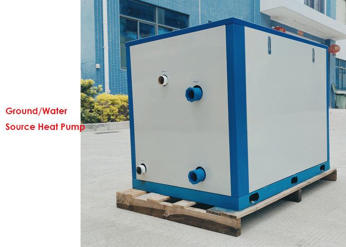 China Automatic defrosting 76kw water cooled heat pump, water to water heat pump heating system on sale