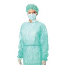 Antibacterial  Disposable Chemical Suit , Medical Doctor Gown Sterilized Waterproof