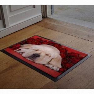 Wholesale Anti-slip Door/Floor Mat, Made of Nitrile Rubber and Nonwoven Fabric, Mesaures 900 x 600 x 1.5mm from china suppliers