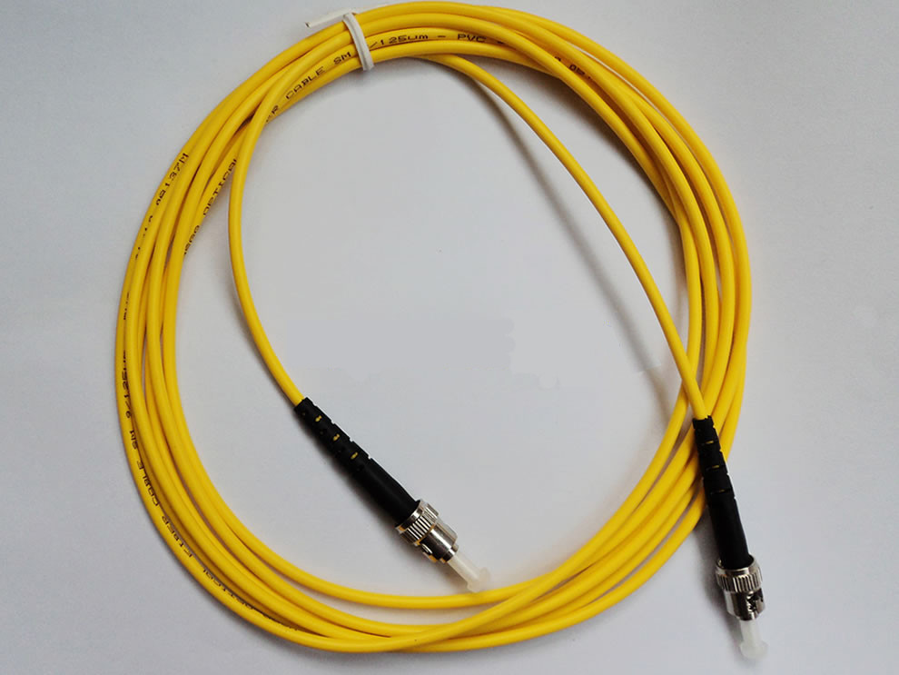Quality Fiber Optic Patch Cord ST-ST Single mode , Simplex(SM SX) easy for operation for FTTX + LAN for sale