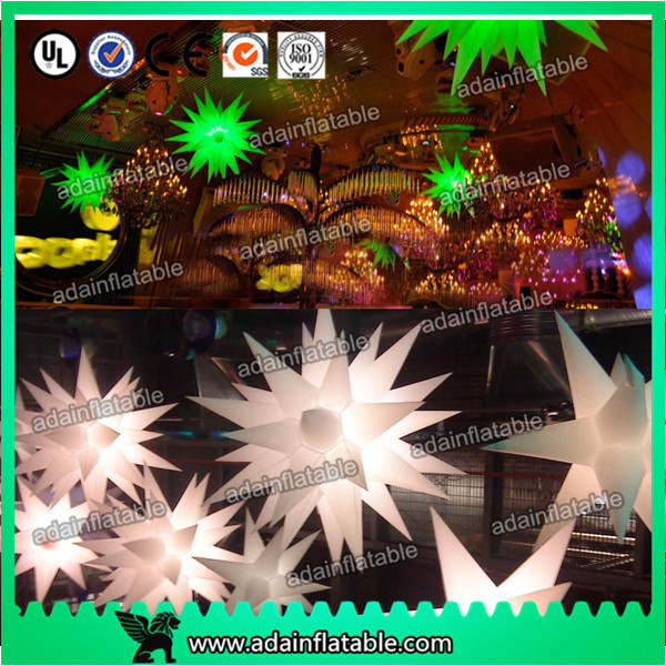 Wholesale 2m Green/White Event Infatable Decoration LED lighting Star For Club from china suppliers