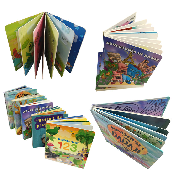 Wholesale Full Color Text Book Printing Services 6" x 6" Children Book Printing from china suppliers