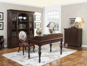 Wholesale Home Office Study room furniture Wooden Reading Writing desk Computer table with Storage cabinet and Bookshelf cabinet from china suppliers