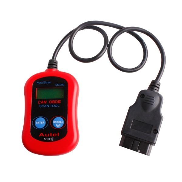 Quality Autel Maxiscan Ms300 Can Diagnostic Scan Tool For Obdii Vehicles Auto Code Reader for sale