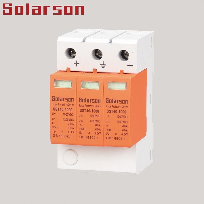 Wholesale 500VDC  surge protective device  surge protector SPD Type II 2P  for solar system with TUV CE certificate from china suppliers