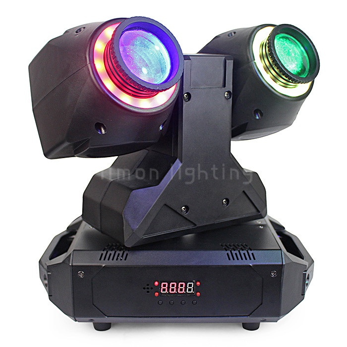 Wholesale Unlimited Pan Rotation Double Head 30w RGBW 4in1 Mini Dual Beam LED Moving Head  Light from china suppliers