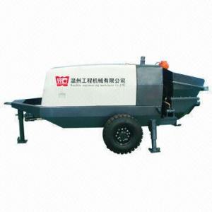High-floor cement mortar pump, measures 3400x1320x1480mm