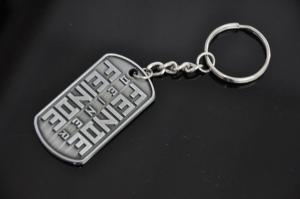 Wholesale Antique pewter plated lettering key tag key ring, pewter plating letters key fob keychain from china suppliers