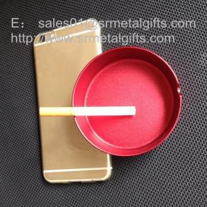 Wholesale Red anodized aluminum smoking cigar ashtrays wholesale cheap from china suppliers