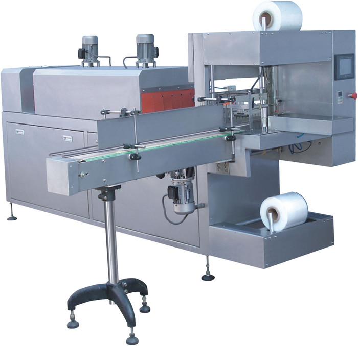 China Sleeve Type Shrink Wrap Machine For Shrinking Packaging Cans / Bottles on sale