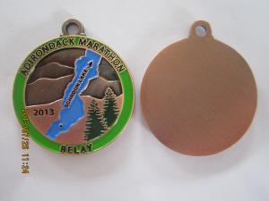 Wholesale Metal sports medal souvenirs, metal painted Marathon relay race medallions, zinc alloy, from china suppliers