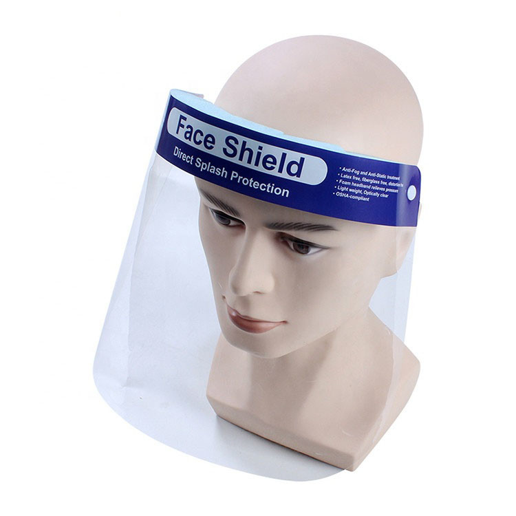 Wholesale Medical Clear Plastic Face Shield , Protective Face Shield Increased Air Flow from china suppliers